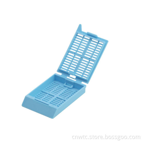 ISO Certified Disposable Plastic Embedding Cassettes with Round Strip or Square Holes for Tissue Processing
